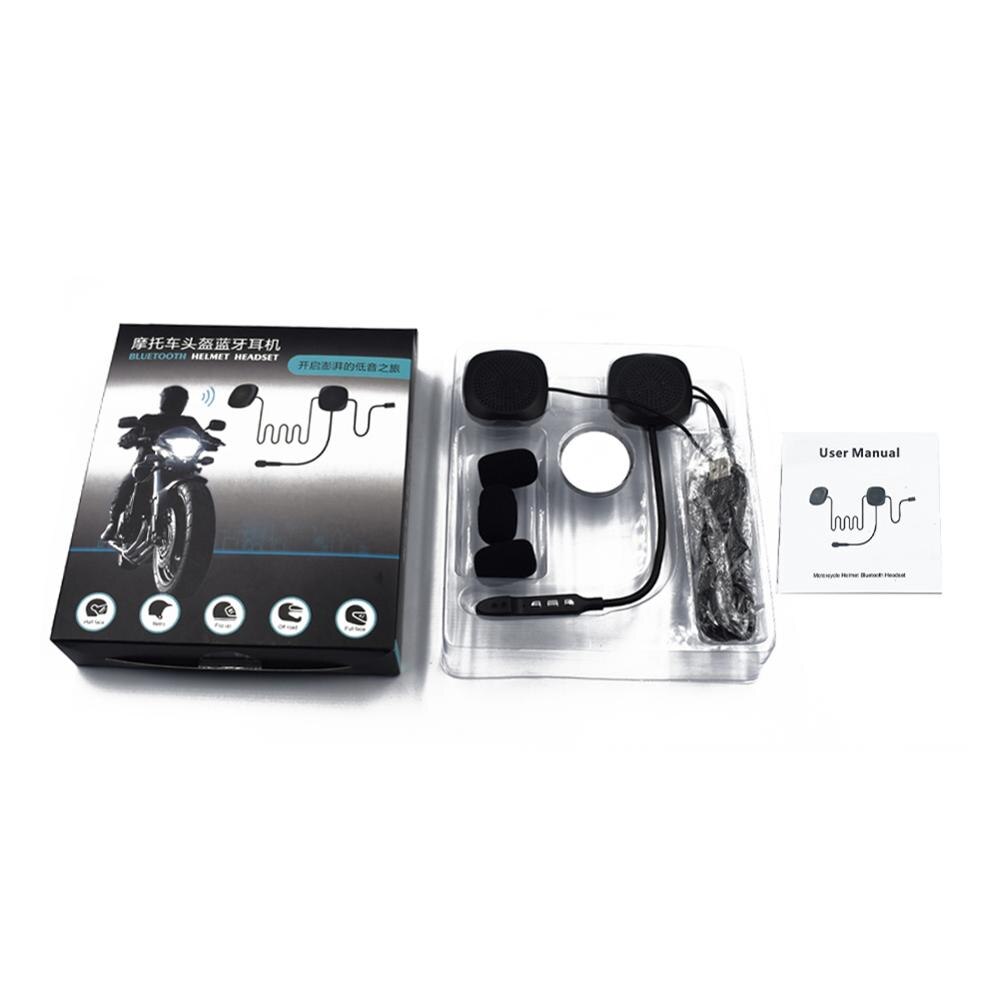 Motorhelm Bluetooth Headset Waterdicht Riding Headset Met Microfoon 16 Uur Muziek Tijd