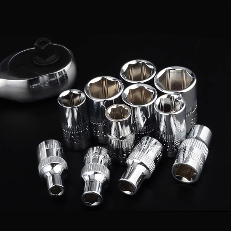 Douilles métriques Standard à 6 points, 1/4 pouces, 4mm 4.5mm 5mm 5.5mm 6mm 7mm 8mm 9mm 10mm 11mm 12mm 13mm 14mm