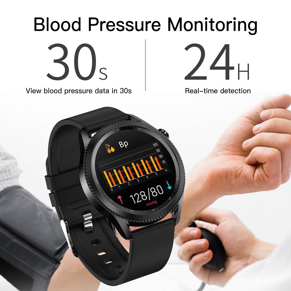 Health &amp; Fitness Smartwatch with Heart Rate Blood Pressure ECG Monitor IP68 Waterproof Watch Fitness Sports Tracker Bracelet