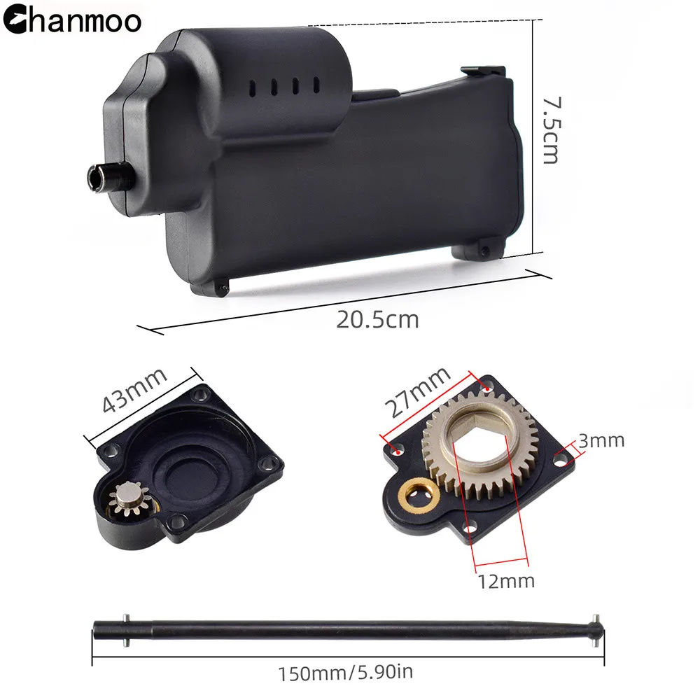Arrancador eléctrico de mano 70111 y cargador de batería para coche RC, accesorios HSP Vertex 16 18 21 28, piezas de mejora de motor Nitro