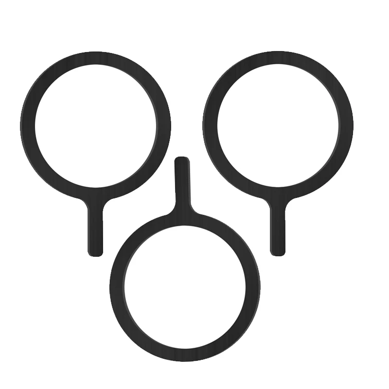 Self Adhesive Metal Ring Iron Sheet Sticker for Apple IPhone Case Magsafe Magnetic Wireless Charging Ring for iPhone 15: Sapphire