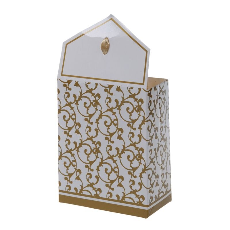 100pcs box candy wedding christening wedding box gold box decorative accessory is married: Default Title