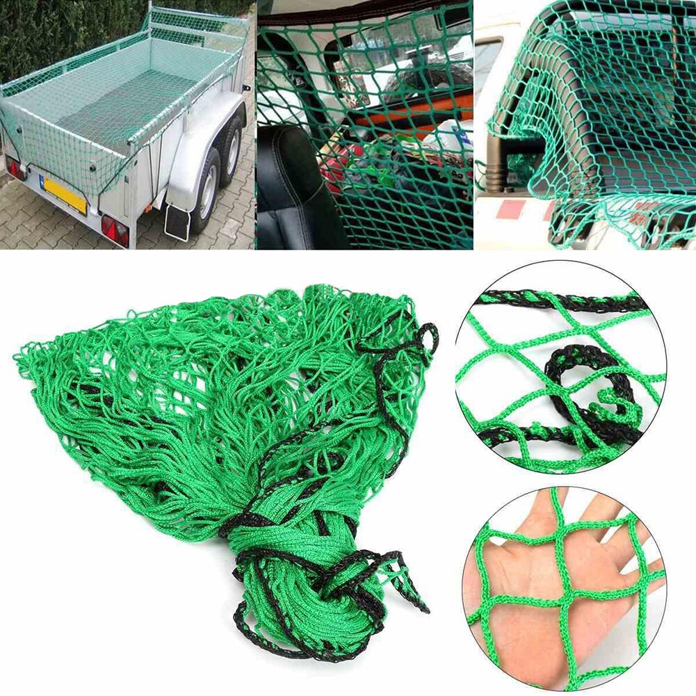 Heavy Duty Polypropylene Truck Bed Anti-falling Tangle-free Pickup Car Trailer Extend Mesh Cover Accessories Cargo Net Universal