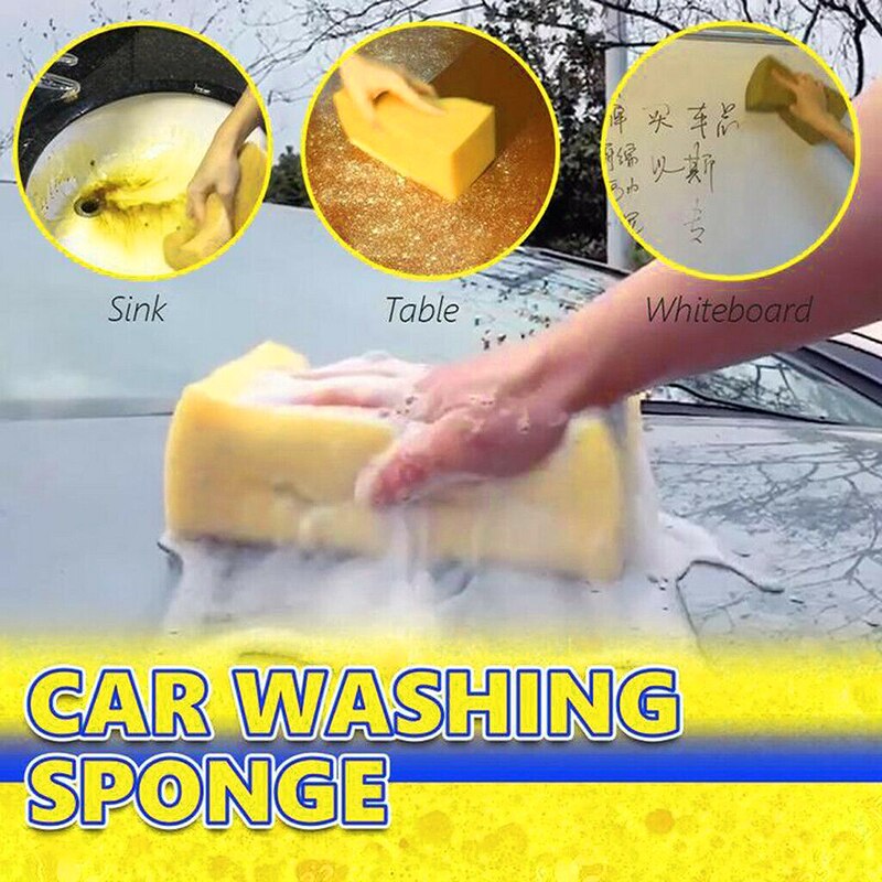 1 Pcs Extra Grote Auto Wassen Spons Koraal Spons Wassen Cleaning Blok Honingraat Voor Auto Auto Wassen Onderhoud gereedschap