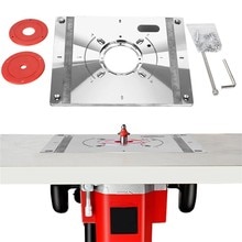 Carpentry Router Table Insert Plate Engraving Trimming Machine For Woodworking Milling Cutter Bench Carpentry Tool 300*235mm