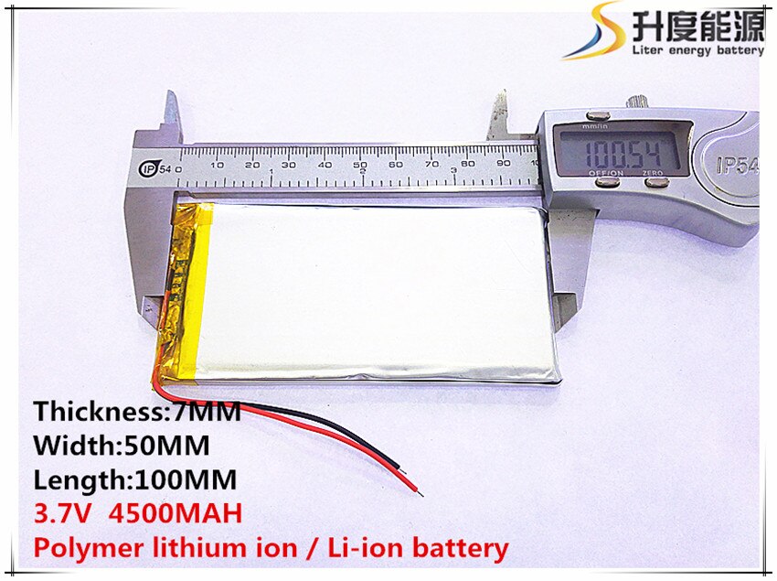 3.7V,4500mAH,[7050100] PLIB ( polymer lithium ion battery ) Li-ion battery for tablet pc,GPS,mp3,mp4,cell phone,speake