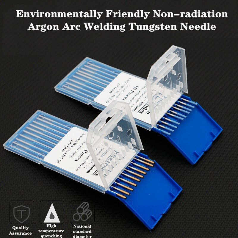 10pcs Tungsten Electrodes TIG Welding Rods WL15 WL20 TIG Tungsten Electrode 1.0 1.6 2.0 2.4 3.0 4.0 Metalworking