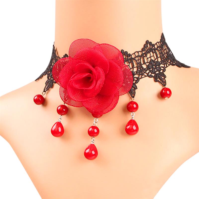 Halloween choker halskæde rhinestone spider web kraveben halskæde charme halskæde til kvinder: Type 7