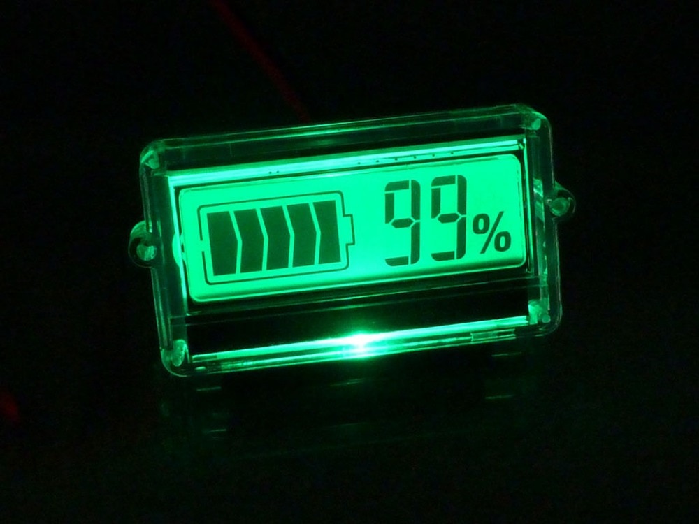 NEUE 3 S 12 V lithium-ionen-akku Kapazität Tester LCD power monitor mit shell