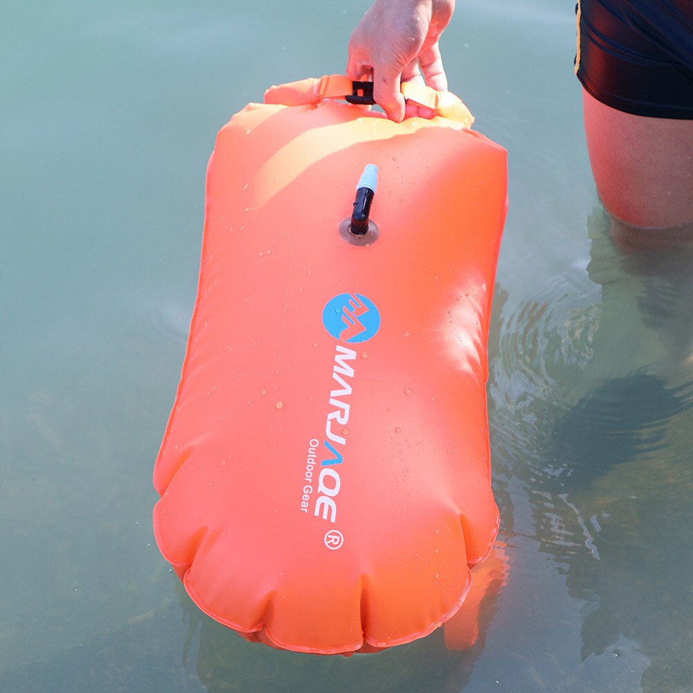 20-Liter Zwemmen Boei Geavanceerde Waterdichte Opblaasbare Dry Bag Zwemmen Boei Voorkomen Verdrinking, geschikt Voor Open Water Zwemmer