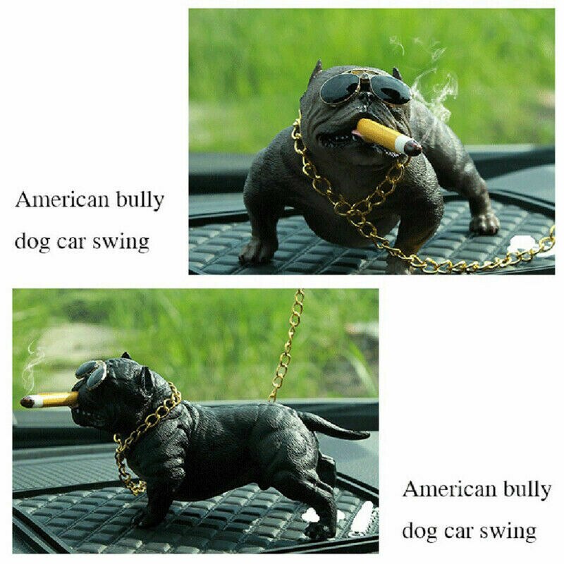 Grappige Leuke Home Decoratie Auto Accessoires Bully Pitbull Hond Auto Interieur Dashboard Ornament Geen Basis
