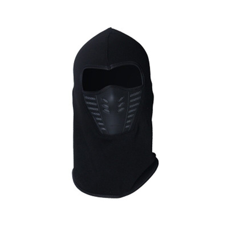 Rijden Masker Warm Ski Fietsen Winddicht Warm Fiets Masker Mountainbiken Masker Masker Unisex Gezichtsmasker: black