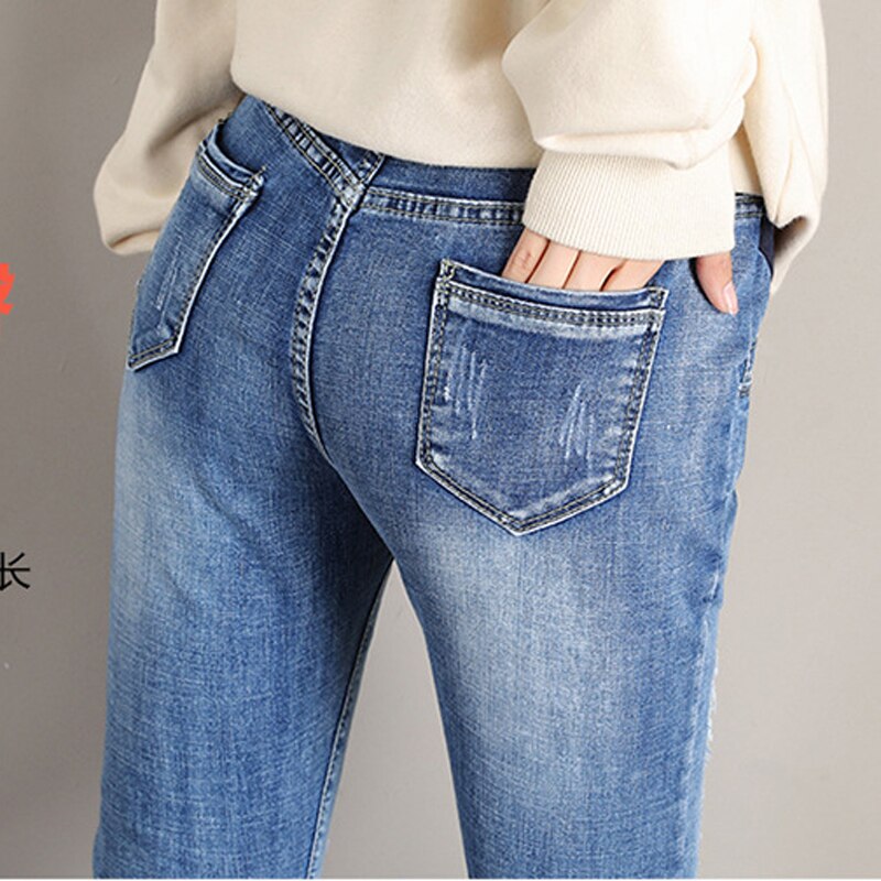 Ankellange bukser ting til gravide gravide jeans sommer graviditetstøj graviditetsbukser 0225