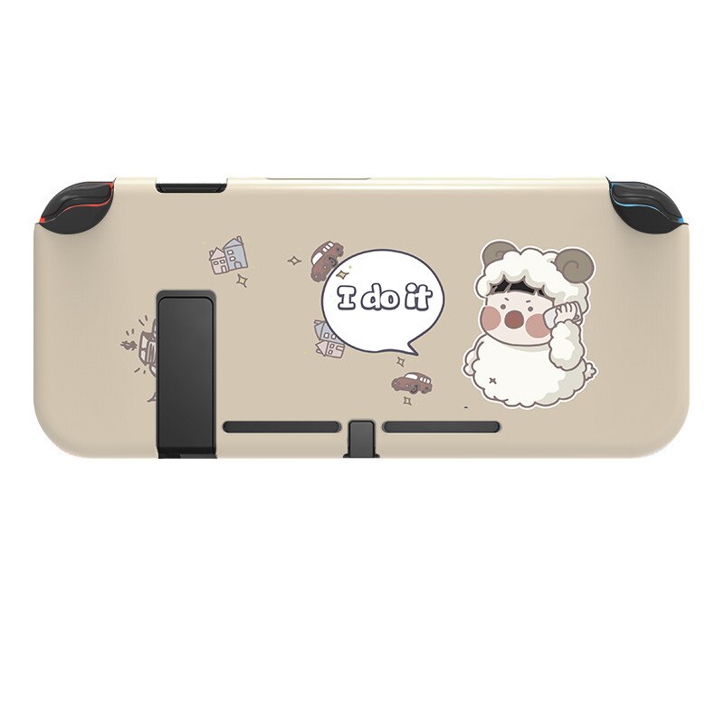 Cute Cartoon Switch Protective Shell TPU Hard Cover Shell NS Lite Anti-fall Painted Sleeve Case For Nintendo Switch Accessories: 5 Switch