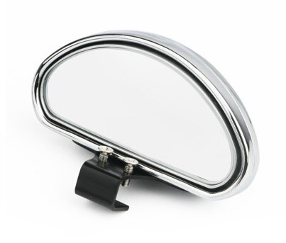 1pcs Car Blind Spot Mirror Car Rearview Auxiliary Mirror HD Large View Convex Glass Wide Angle Rear View Mirror: B-Silver