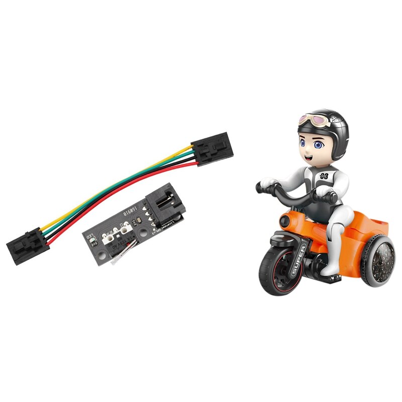 6Lots Endstop Switch for Arduino End Stop Limit Switch & 1x Cartoon Stunt Tricycle Hand-Eye Coordination Electric Toys