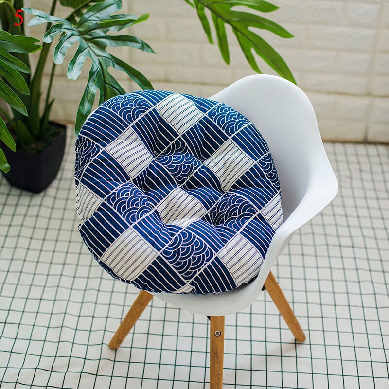 Rund pute 40*40cm kontorstol sofa pute tatami sirkulær dekorasjon sete pute stol puter