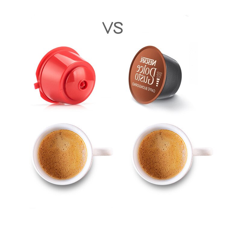 3pcs/pack Dolce Gusto Coffee Cup Capsule Plastic Capsule Refillable Reusable Compatible with Nescafe Dolce Gusto