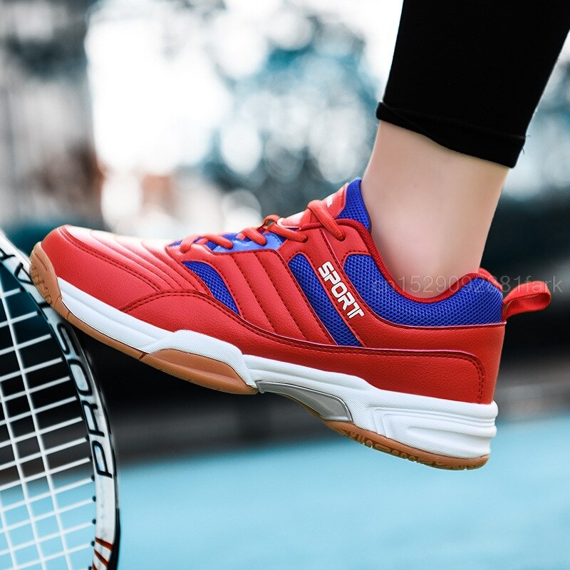 Mænd kvinder bordtennis sko sport udendørs mand letvægts sneakers anti-slip senesål badminton bordtennis sneakers