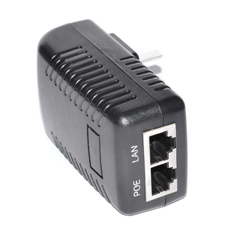 CCTV 48 V 0.5A POE prise murale Poe injecteur Ethernet adaptateur convertisseur Ip caméra POE téléphone alimentation nous ue prise directe