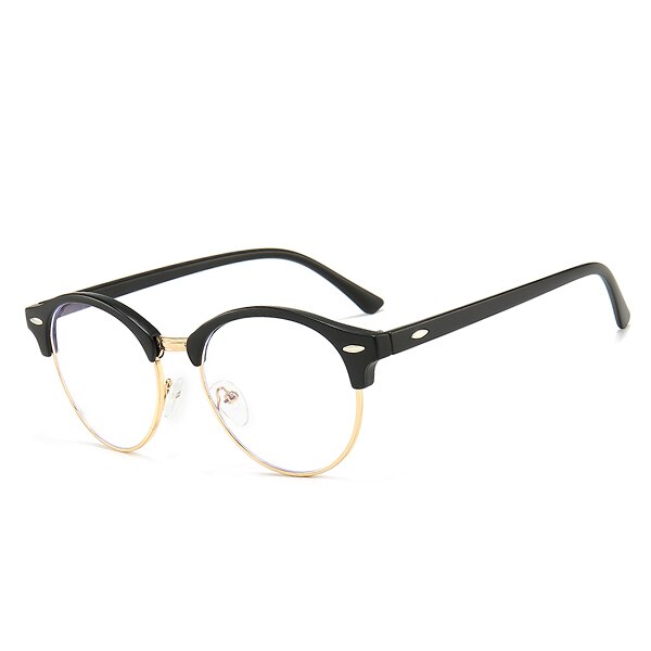 Anti Blue Light Reading Glasses glass Frames Women men Trend Style Brand Optical computer glasses with original box: matte black