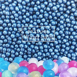 80g krystalkugleform magisk gelé gelékugle krystal mudder blomstjordvækst hår oppustet plantebold bryllup hjemmeindretning: Blå