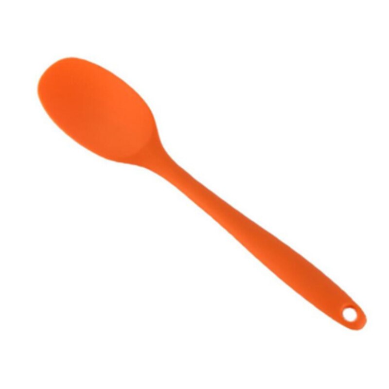 Cake Boter Spatel Siliconen Lepel Mengen Lepel Lange Steel Kookgerei Servies Keuken Soep Lepels Mixer Koken Gereedschap