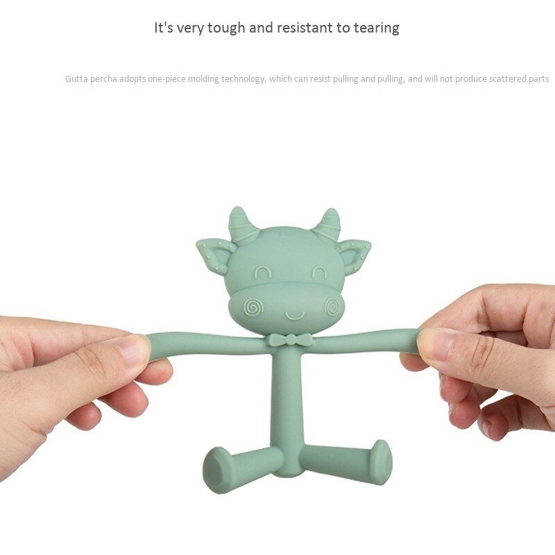 Del bambino del silicone Dentizione Masticare Giocattoli Sensoriale Ciucci per Bambini per Lo Sviluppo