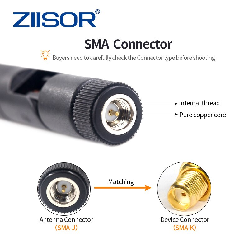 LoRa 868 MHz Antenna Omni 868M Lorawan Antennas for Communication Antennae SMA Male Foldable Mini Aerial High Gain 5dBi