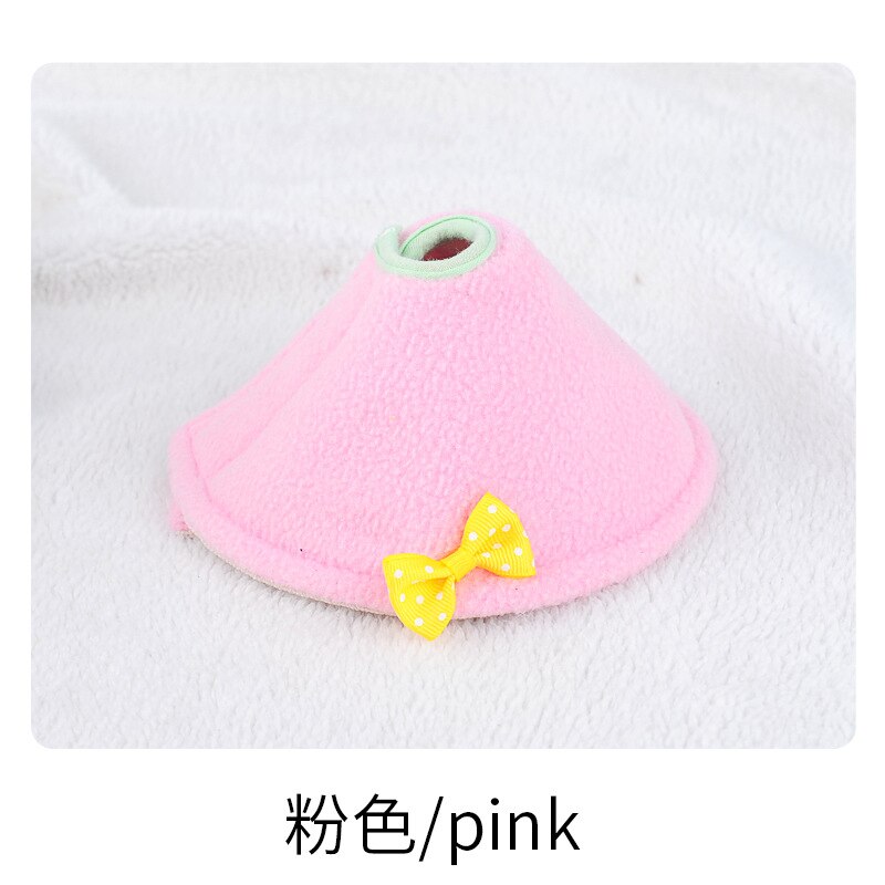1Pcs Pet Papegaai Zachte Kegel Verstelbare Leuke Anti-Bite Papegaai Kraag Herstel Kraag Hals Mouw Voor Parkiet Huisdier decor Supplies: pink M