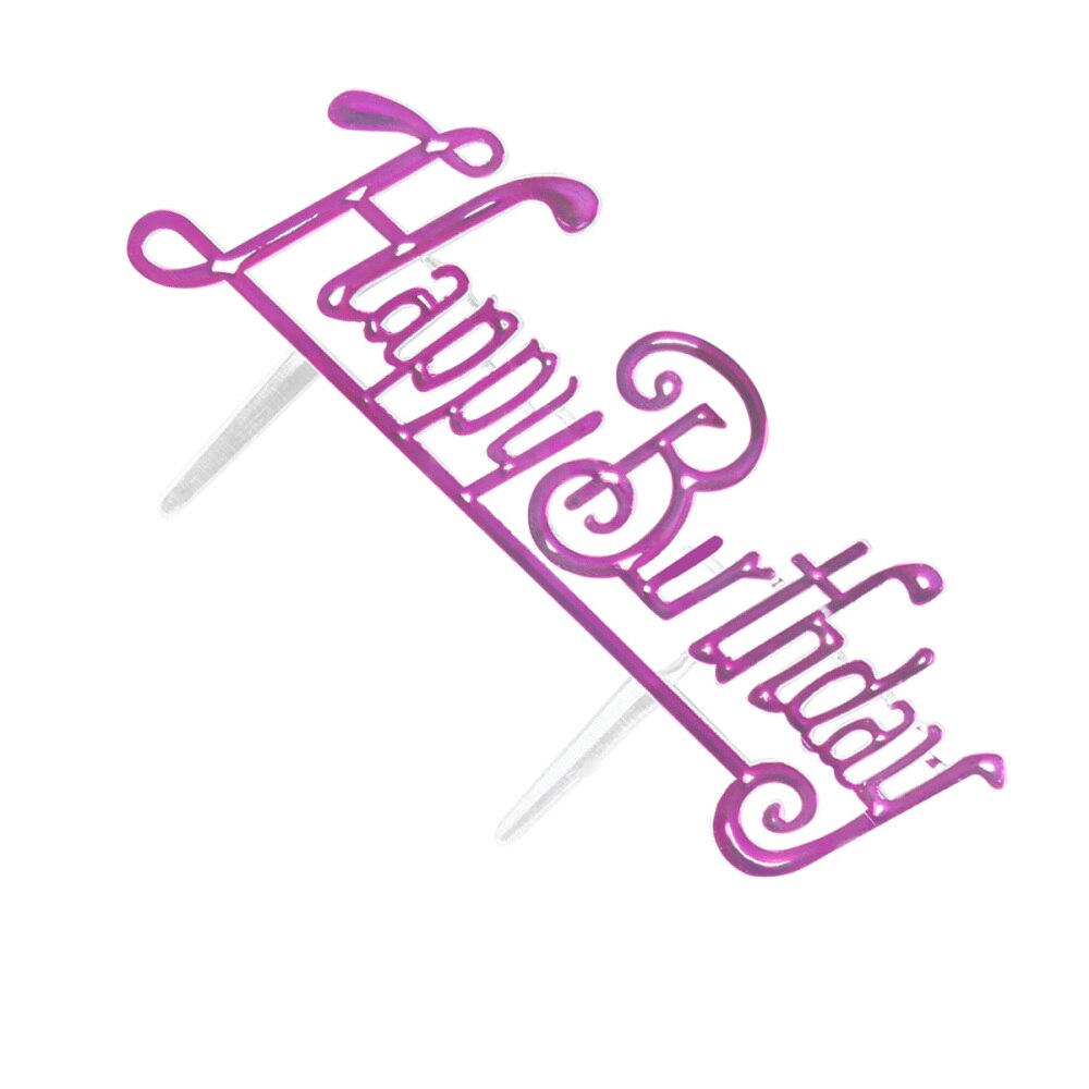 100pcs Cake Topper Stylish Decorative Cupcake Picks for Banquet Home Bar