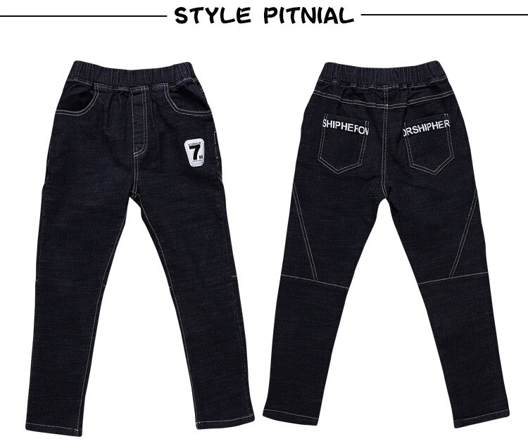 IENENS di Prima Classe di Modo Dei Jeans Dei Capretti Dei Ragazzi del Denim Dei Pantaloni Lunghi di Autunno della Molla Slim Stretch Jeans Ragazzo Pantaloni Da Cowboy 5-13Y