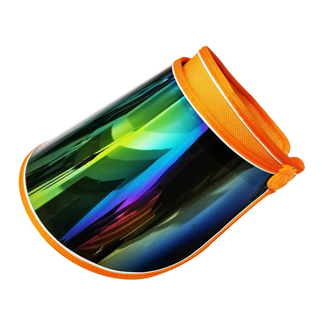 Zonneklep Uv-bescherming Hoed Cap Rijden Wandelen Golf Tennis Buiten Strand Caps Voor Strand Tennis Wandelen Jogging Rijden Wandelen: Orange