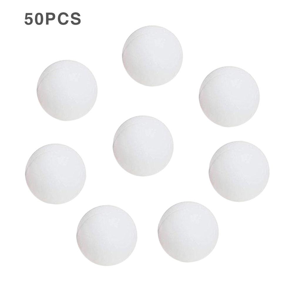 Bolas fluorescentes de plástico de Ping Pong luminosas de 40MM para practicar tenis de mesa 50 uds/150 Uds: 50 PCS