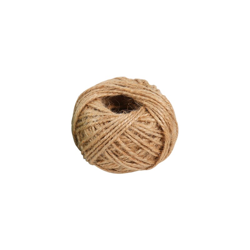 30m naturliga säckväv hessian jute garn sladd hampa rep gör det själv hem hantverk packningssnören bröllop julfest heminredning: Stil c