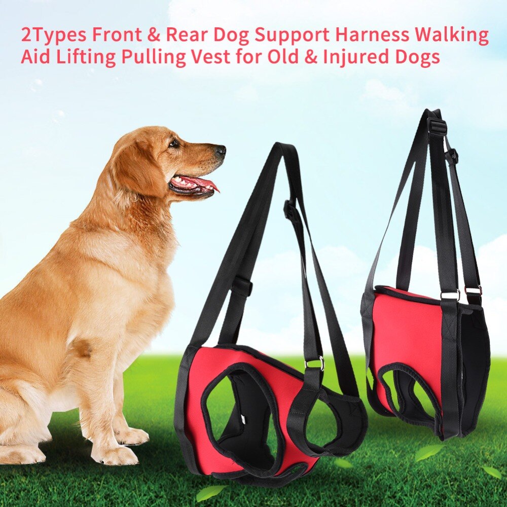 Front Rear Legs Feet Tail Dog Lift Assist Support Harness Walking Aid Vest For Canine Assist Elderly Sick Injured Dogs Pet