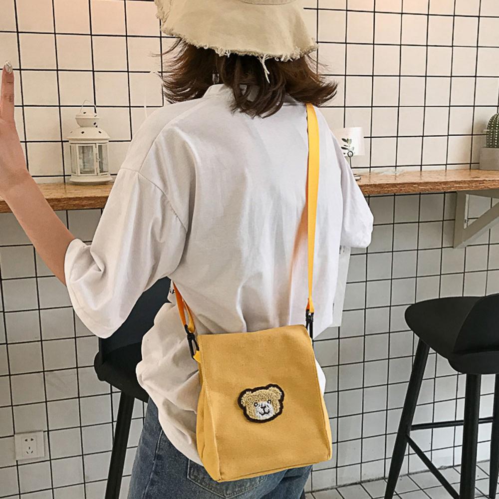 Frauen Nette Quadrat Handtasche Vielseitig Bär Bote Tasche Damen Tasche Brusttasche Schulter Tasche Crossbody Für frauen