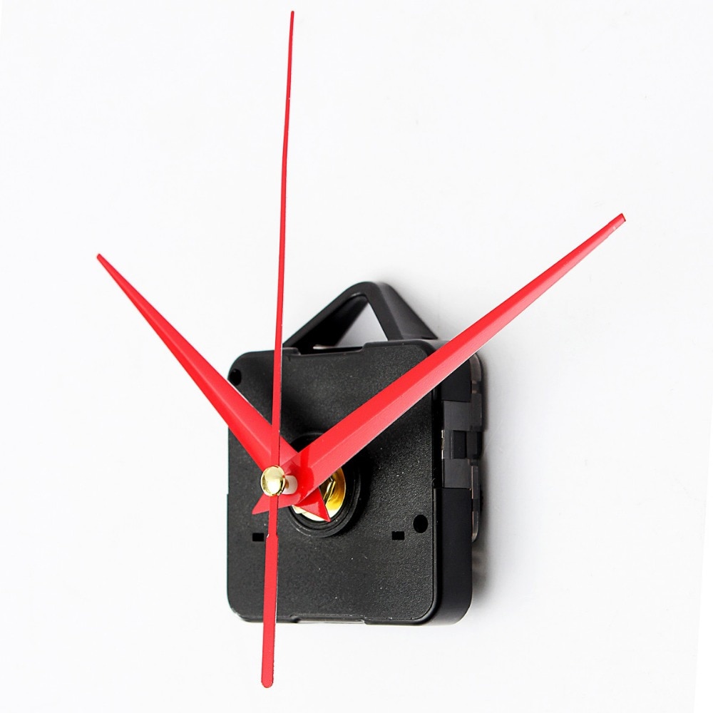 Horloge murale Triangle rouge bricolage | Mains, Quartz noir, horloge murale, mécanisme de mouvement, pièce de réparation,