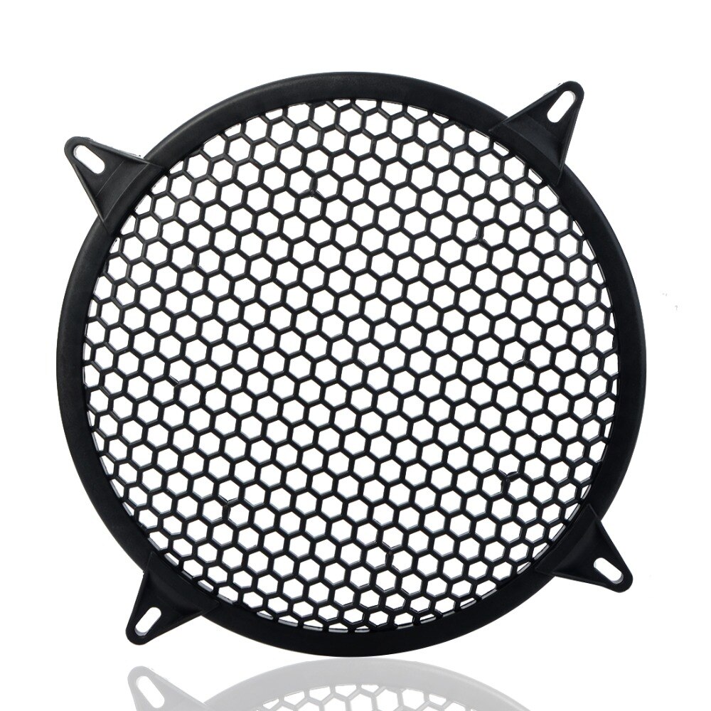8 zoll Schwarz Metall Gittergewebe Runde Auto Subwoofer Lautsprecher Abdeckung Lautsprecher Grill Teil Lautsprecher Schutz