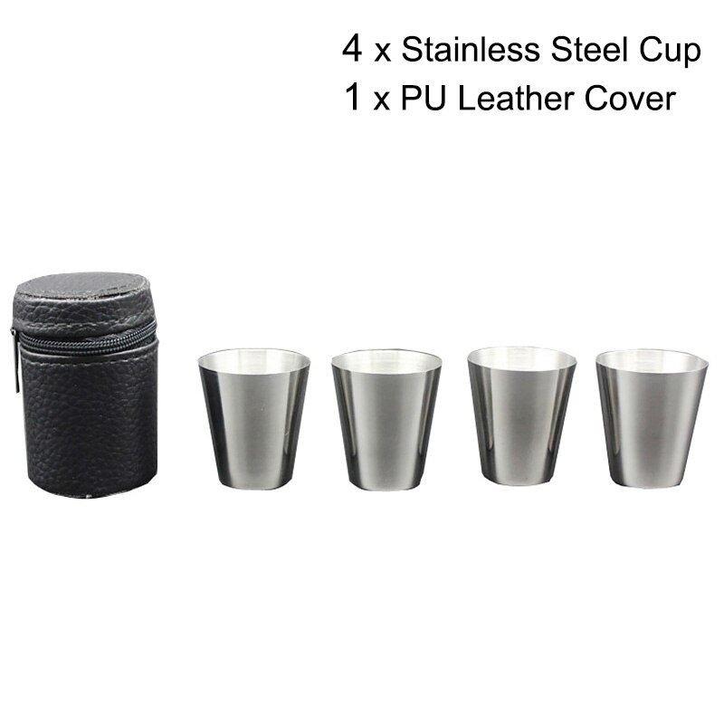 6-12 Pack 1oz/30ml Stainless Steel Cups - Travel Tumblers For Coffee, Beer, Shots