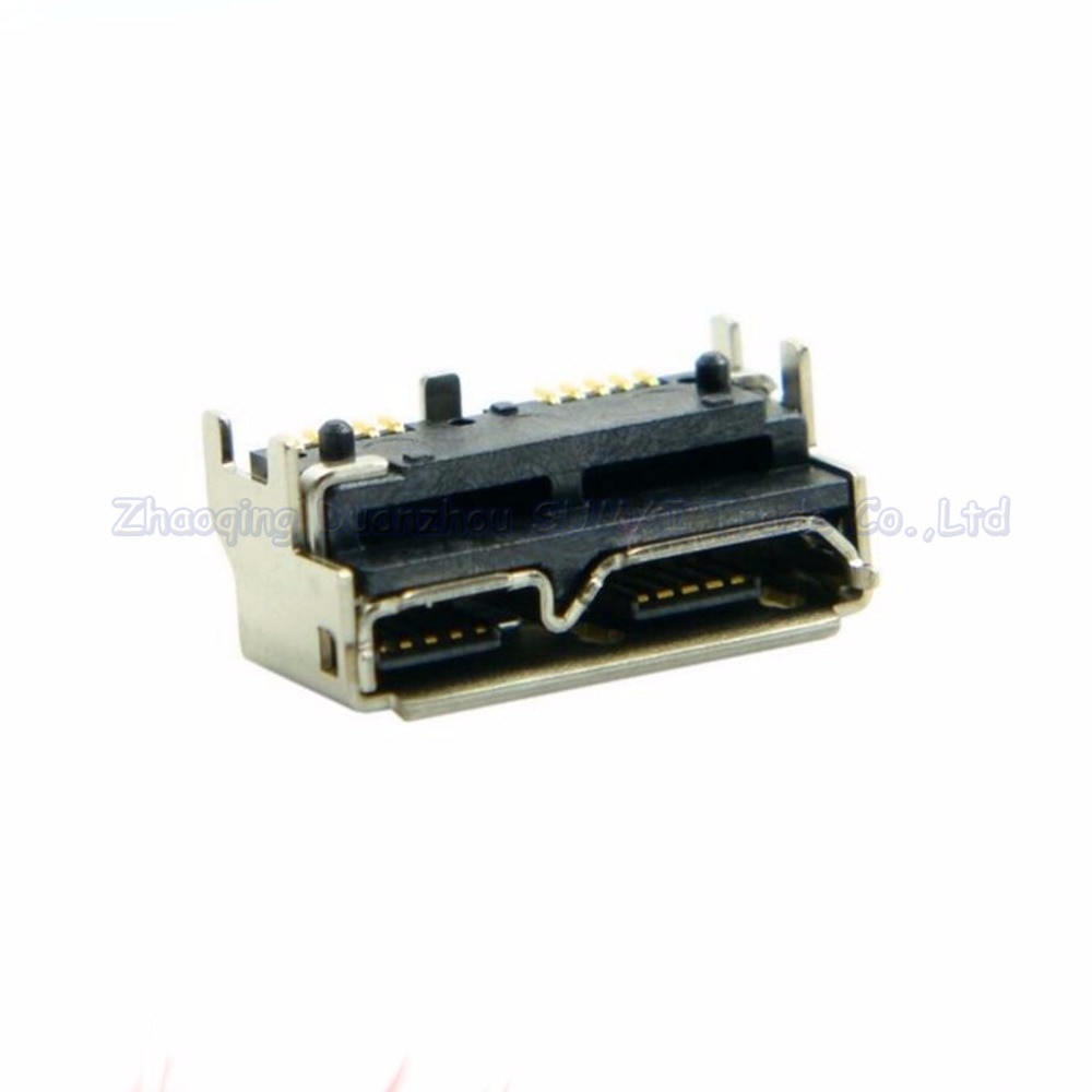 2 pièces MICRO USB 3.0 prise femelle B Type interface de disque dur mobile pour Samsung Toshiba hauteur 5.2MM