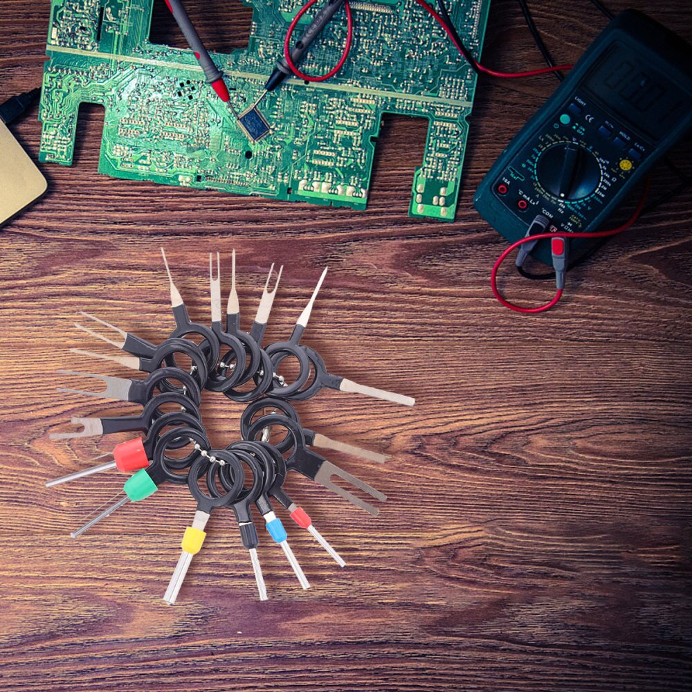 1 Set/41pcs Pin Release Tool Wire Harness Car Plug Metal Practical Release Pick Remove Tool Extractor Pin for Auto