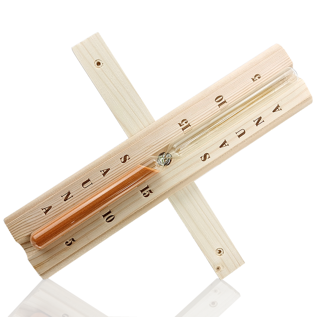 Wood Sauna Accessory Sauna Sand Timer Hourglass Countdown clock 15 Minute: Default Title