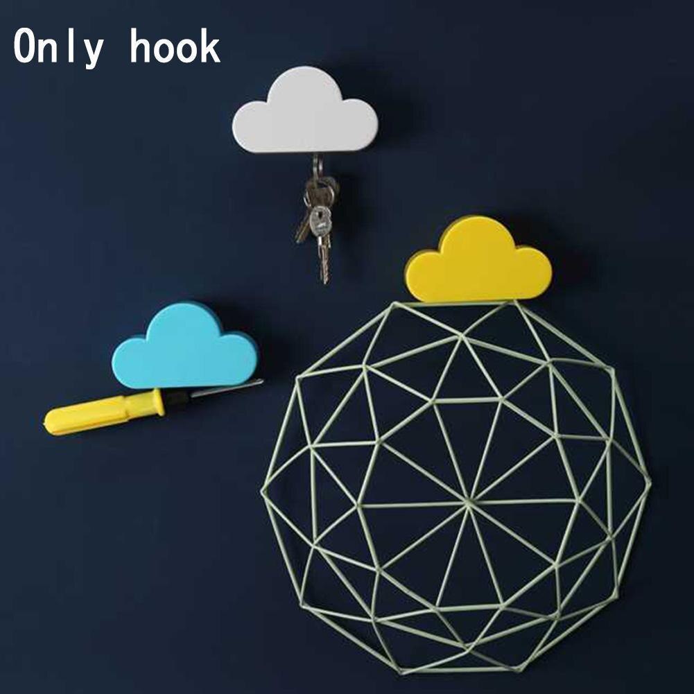 Cloud Sleutelhouder Cloud Vorm Magnetische Sleutel Muur Haken Veilig Toetsen Opslag Veilig Thuis Muur Gemonteerde Rack h9Y0