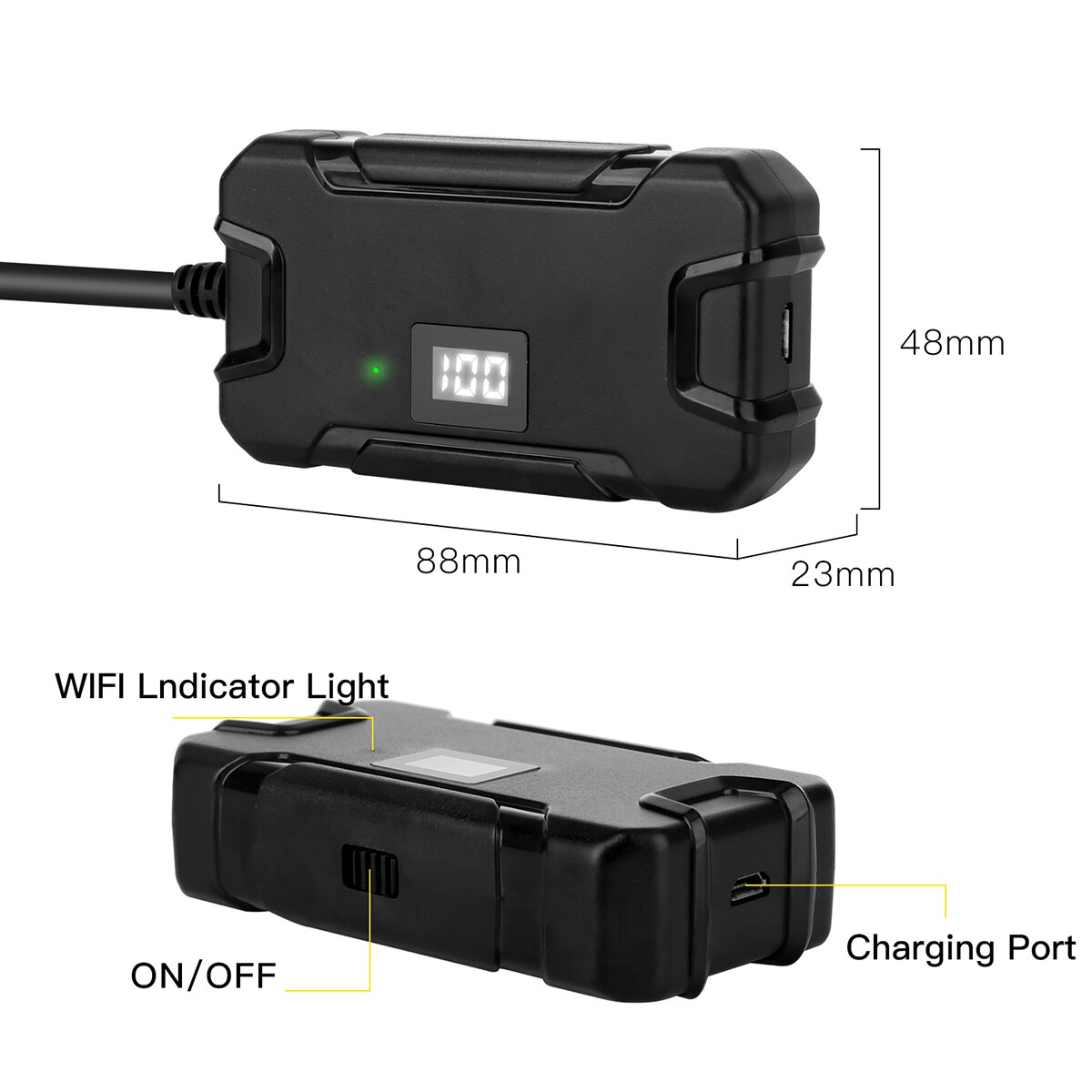 8 Led Verlichting Wifi Endoscoop Camera Kit Geschikt Voor Motor Voertuig Inspectie Pijplijn Detectie Huishoudapparatuur Reparatie