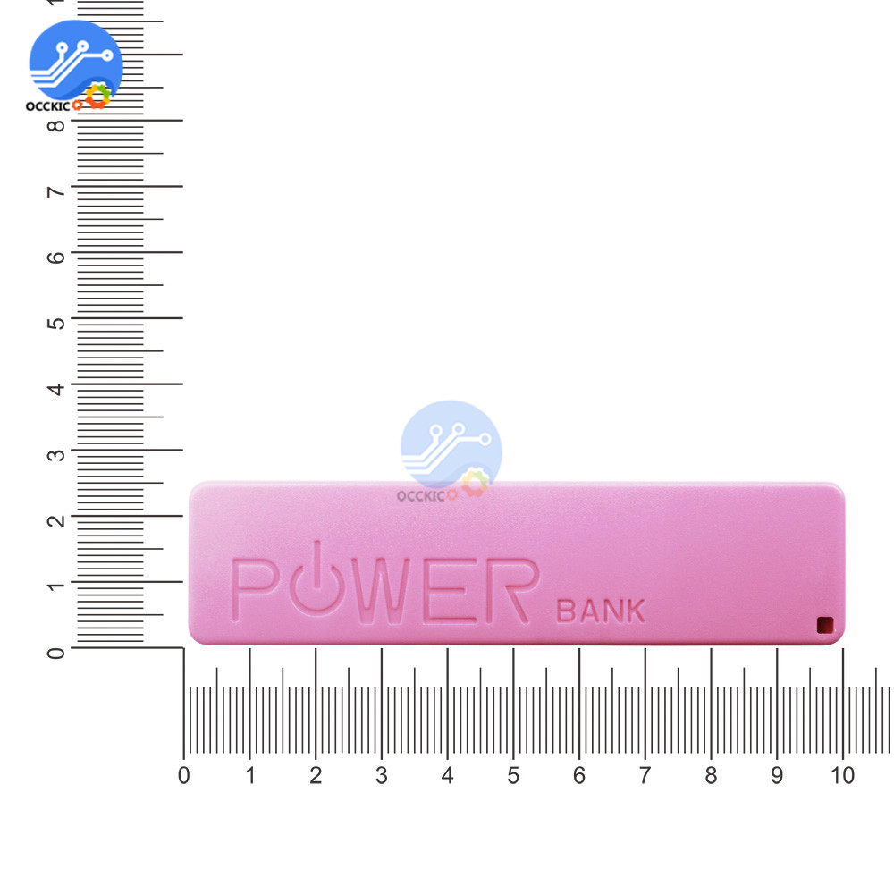 Caixa de armazenamento de bateria 18650 power bank caso caixa titular leva com 1 slots para detector de metais usb power soporte organizador celular