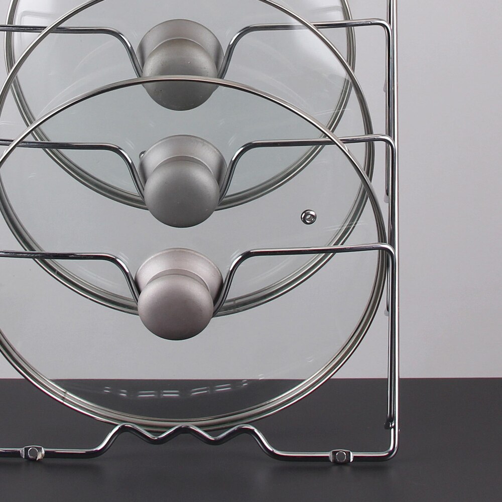 Multifunctionele Keuken Pot Deksel Opbergrek Geschikt Voor Keuken Kasten, Met 5 Vakken