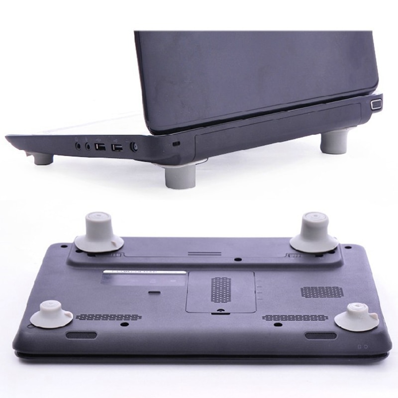 4 Pcs/lot Notebook Accessory Laptop Heat Reduction Pad Cooling Feet Stand Holder Desk Set Stationery Office Accessories Supplies