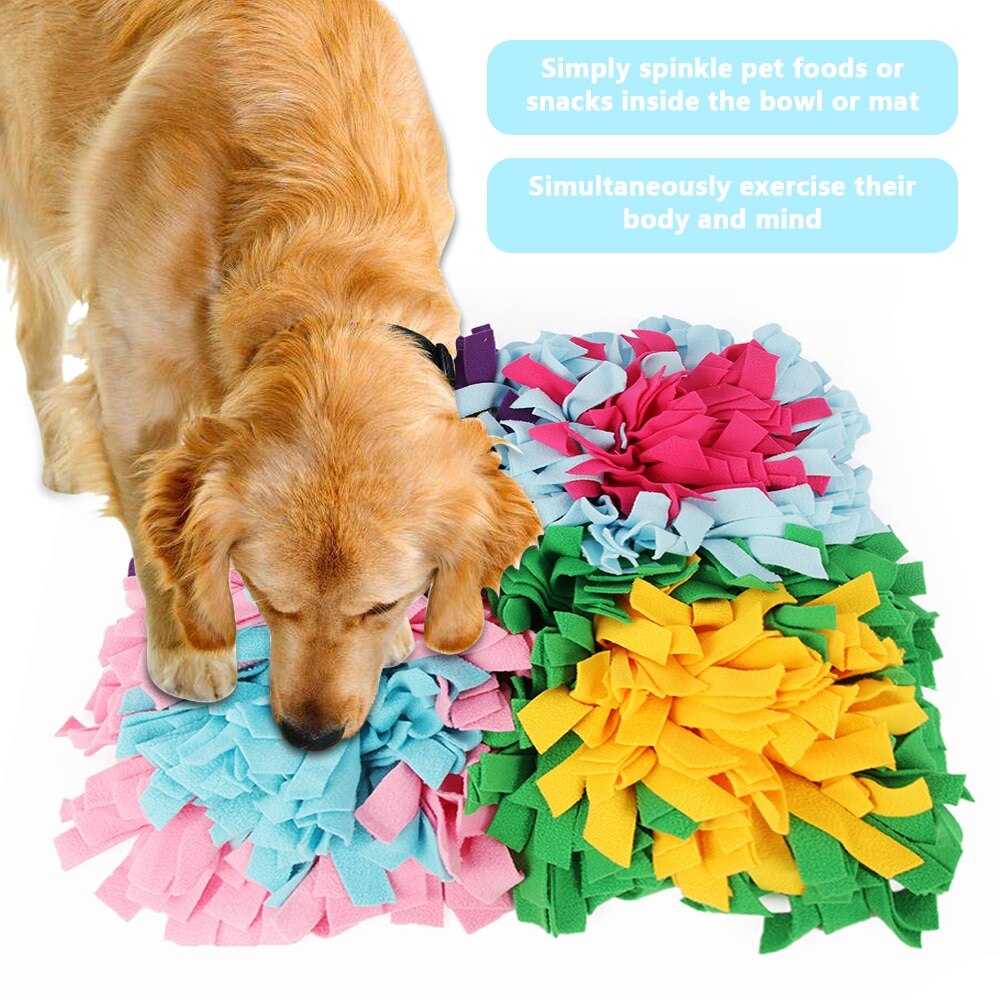 Sniffing Rug Dog Smell Training Sniffing Blanket Feeding Mat Training Mat for Pet Dogs Cats