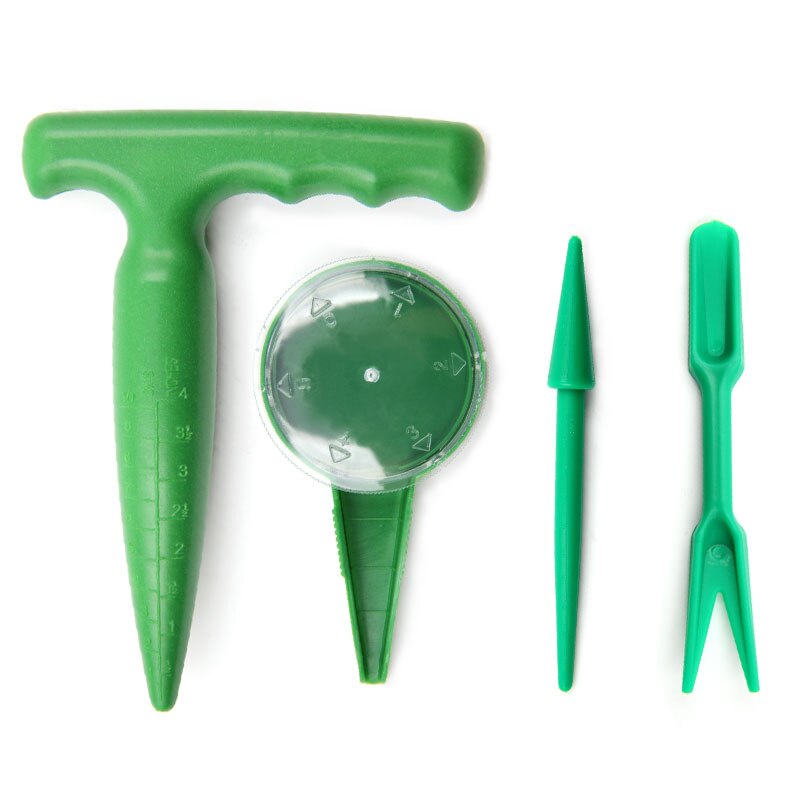 4Pcs/Set Seedlings Garden Tools Seeder And Plant Migration Tool Sowing Machine Nursery Gardening Supplies Planting Kit